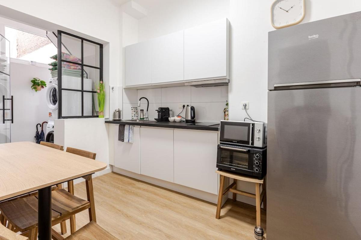 Cosy Appartement Met Tuin In Centrum Antwerpen Gratis Parking Free Parking! Eksteriør billede