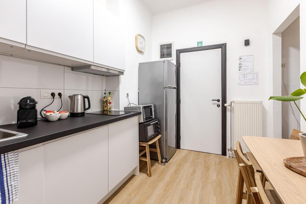 Cosy Appartement Met Tuin In Centrum Antwerpen Gratis Parking Free Parking! Eksteriør billede